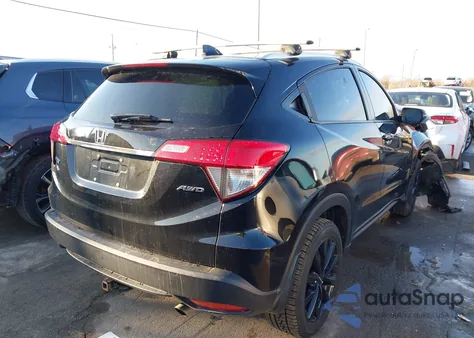 2019 Honda Hr-V Ex z USA, uszkodzony, nr VIN 3CZRU6H59KM741871